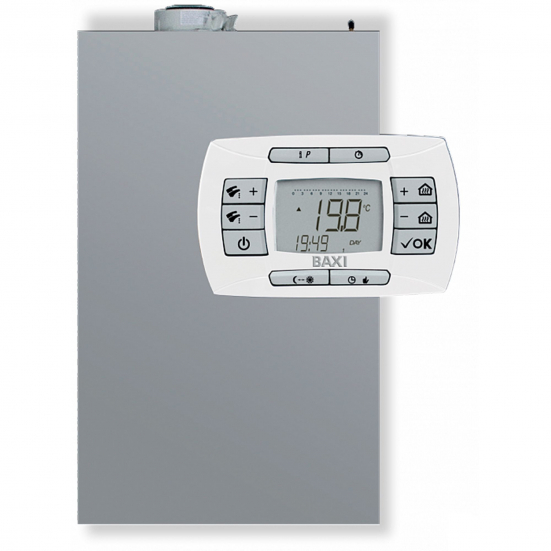 Котел газовый BAXI LUNA AIR 28 конденс., настенный, 2 конт., закр.кам.сгор.