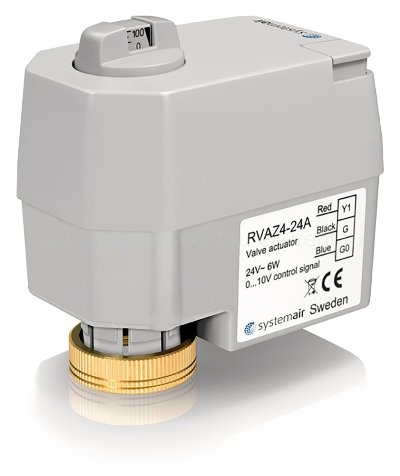 Электропривод водяного клапана Systemair RVAZ4 24A Actuator 0-10V