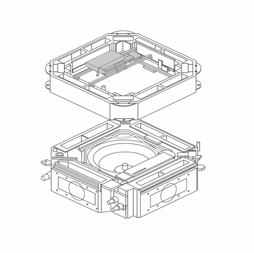 Блок плазменной системы очистки и обеззараживания воздуха Plasma quad Mitsubishi Electric PAC-SK51FT-E