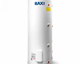 Бойлер косвенного нагрева BAXI UBC 200 напольный, одиночный змеевик, с боковым подключением